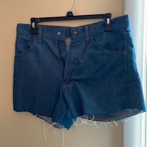 Denim shorts
